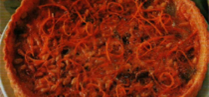 Çikolatali Çam Fıstıklı Tart
