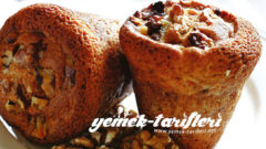 Kayısılı Cevizli Muffin Tarifi