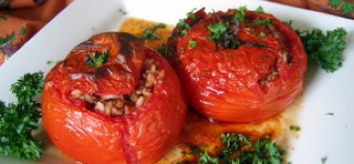 Zeytinyağlı Domates Dolması
