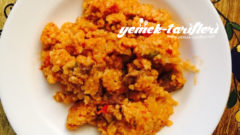 Etli Bulgur Pilavı Tarifi