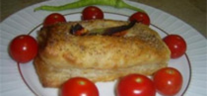 Közlenmiş Patlıcanlı Dürüm