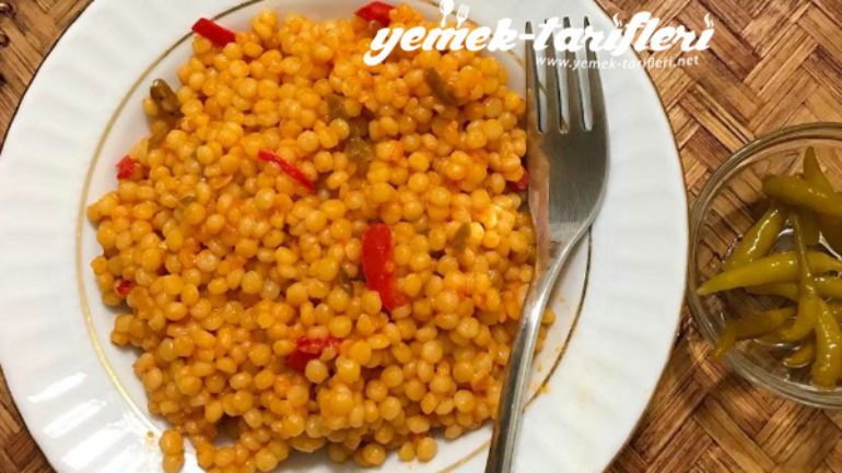 Kuskus Pilavı Yapılışı