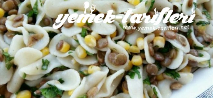 Mercimekli Makarna Tarifi