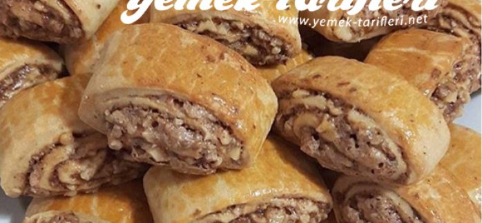Cevizli Rulo Kurabiye Tarifi