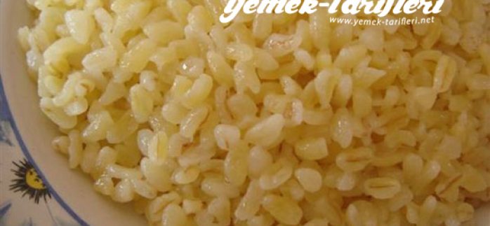 Salçasız Bulgur Pilavı Tarifi