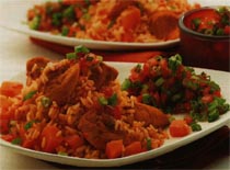 Baharatlı Tavuklu Risotto