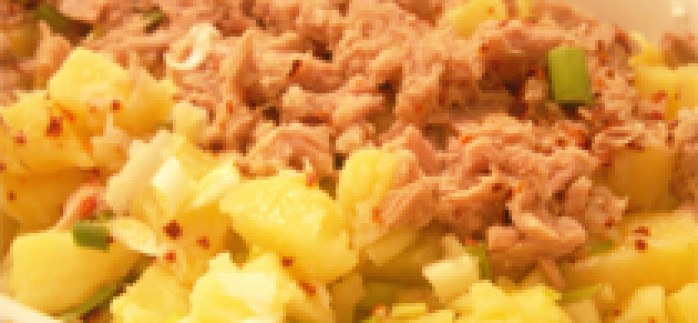 Ton Balıklı Patates Salatası