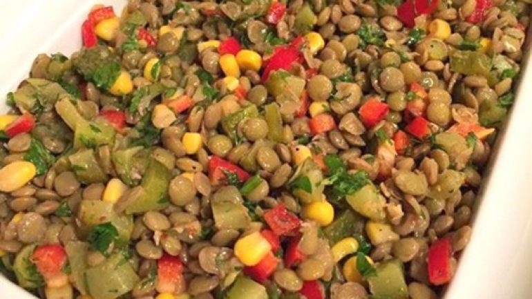 Yeşil Mercimek Salatası Tarifi