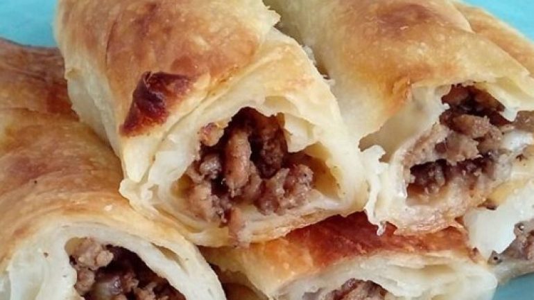 kıymalı çıtır börek