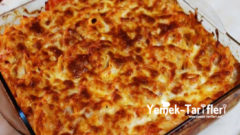 Beşamel Soslu Fırında Makarna
