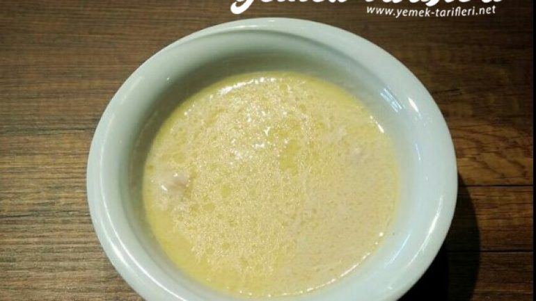 Tavuk Suyu Çorbası Tarifi