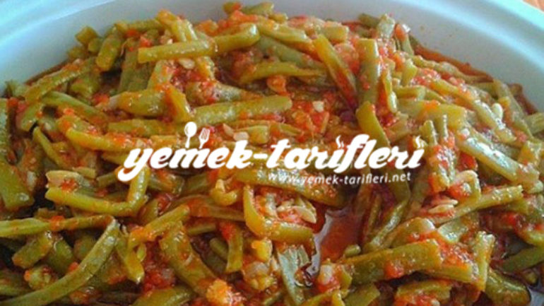 Taze Yeşil Fasulye Yemeği
